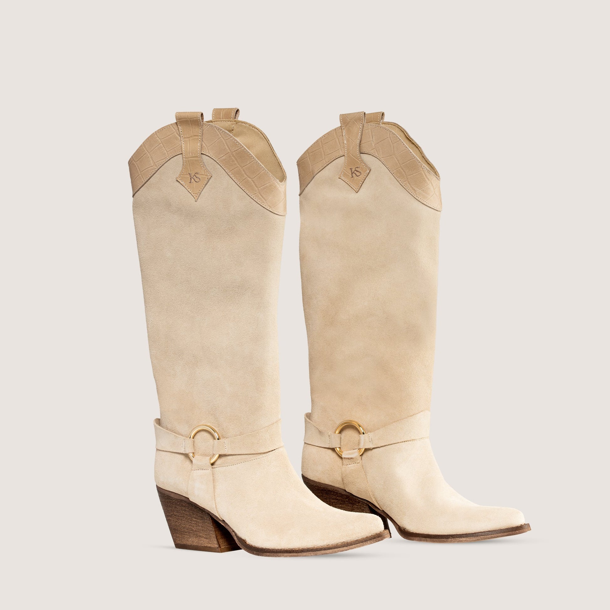 Stivali Texani Arizona Beige - KALI SHOES®