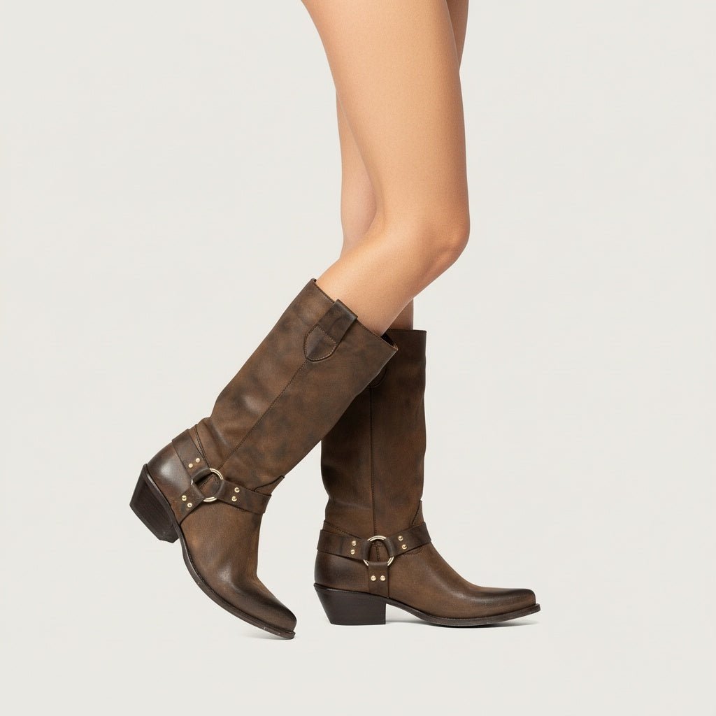 Stivali Texani Austin Cuoio - KALI SHOES®