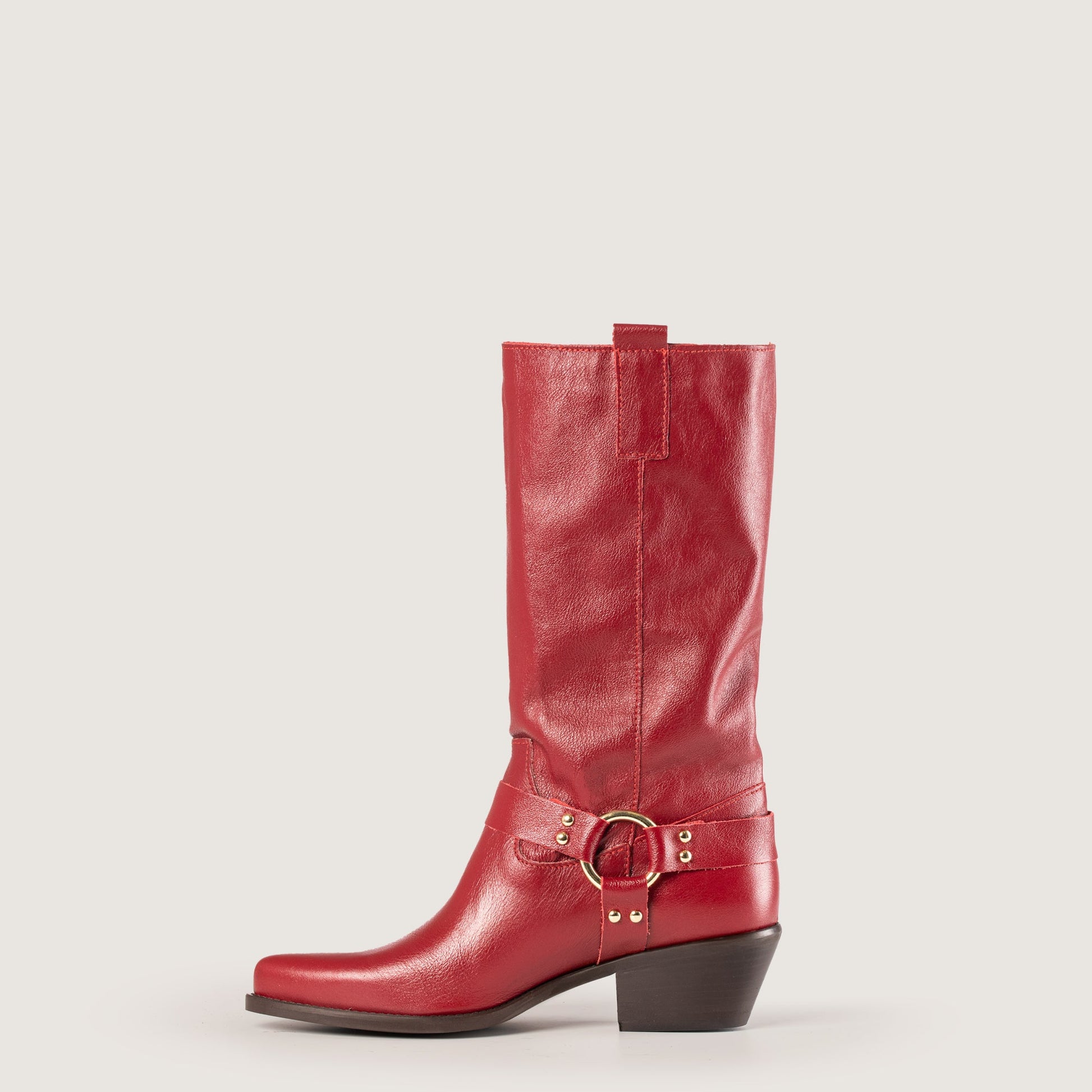 Stivali Texani Austin Rosso - KALI SHOES®