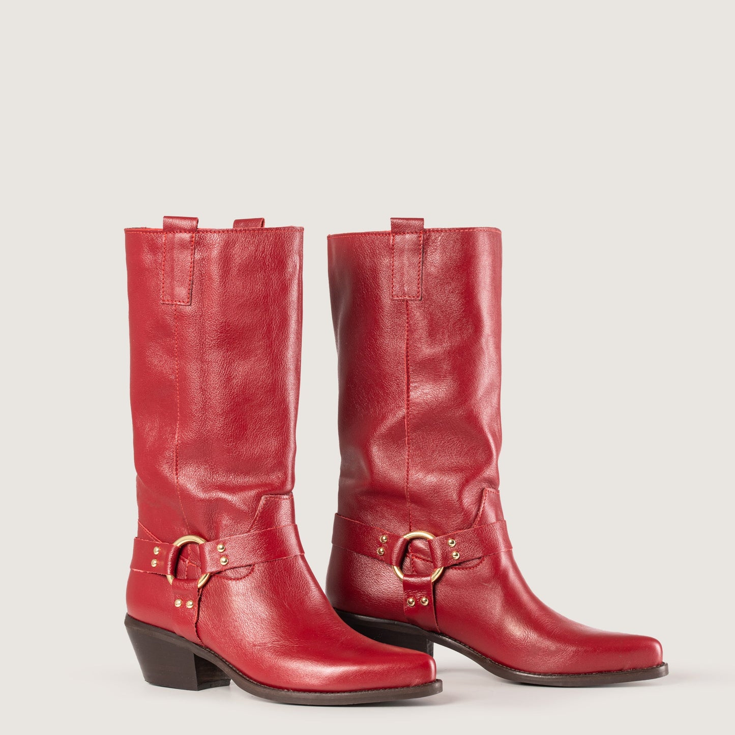 Stivali Texani Austin Rosso - KALI SHOES®