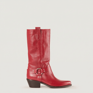 Stivali Texani Austin Rosso - KALI SHOES®