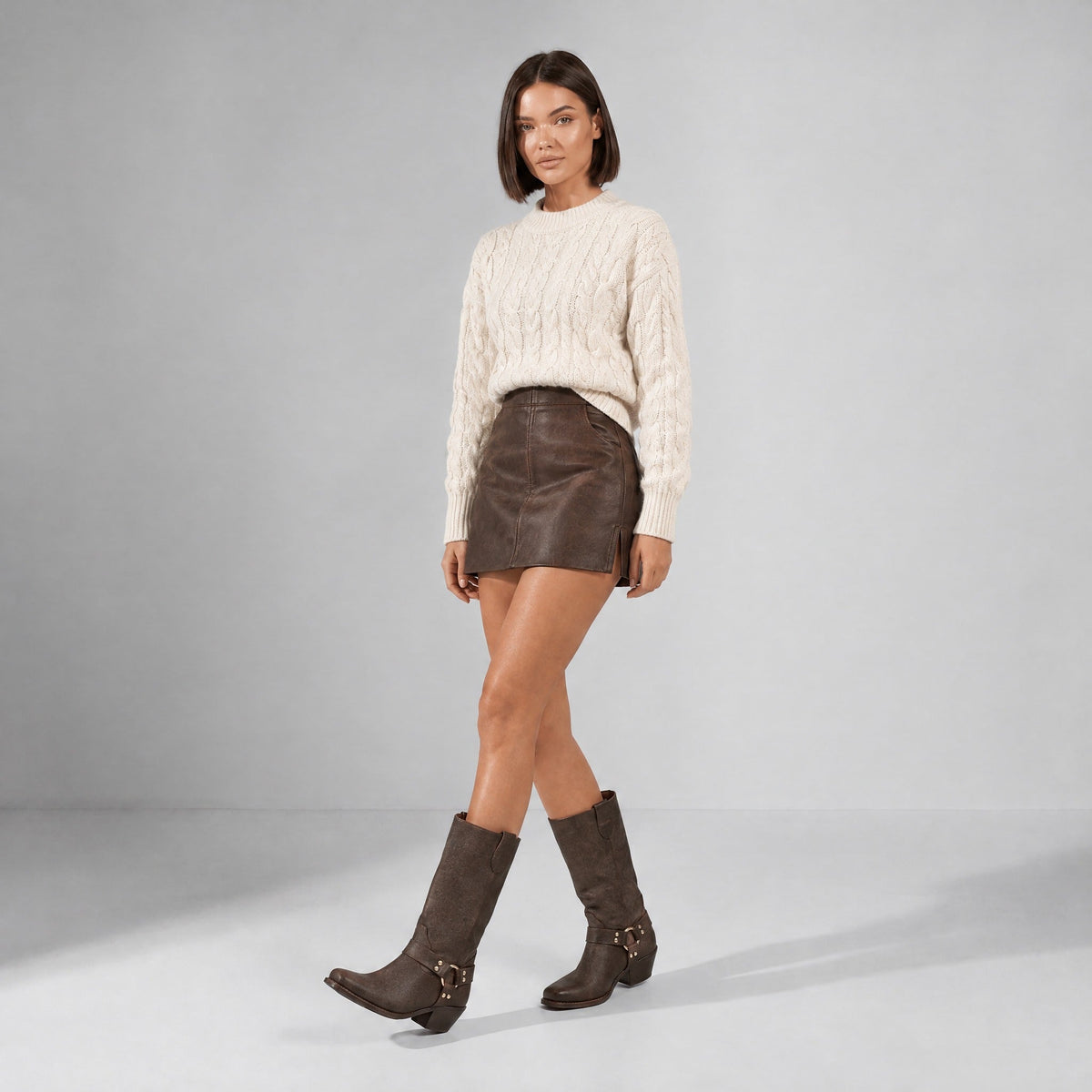 Stivali Texani Austin Testa di Moro - KALI SHOES®