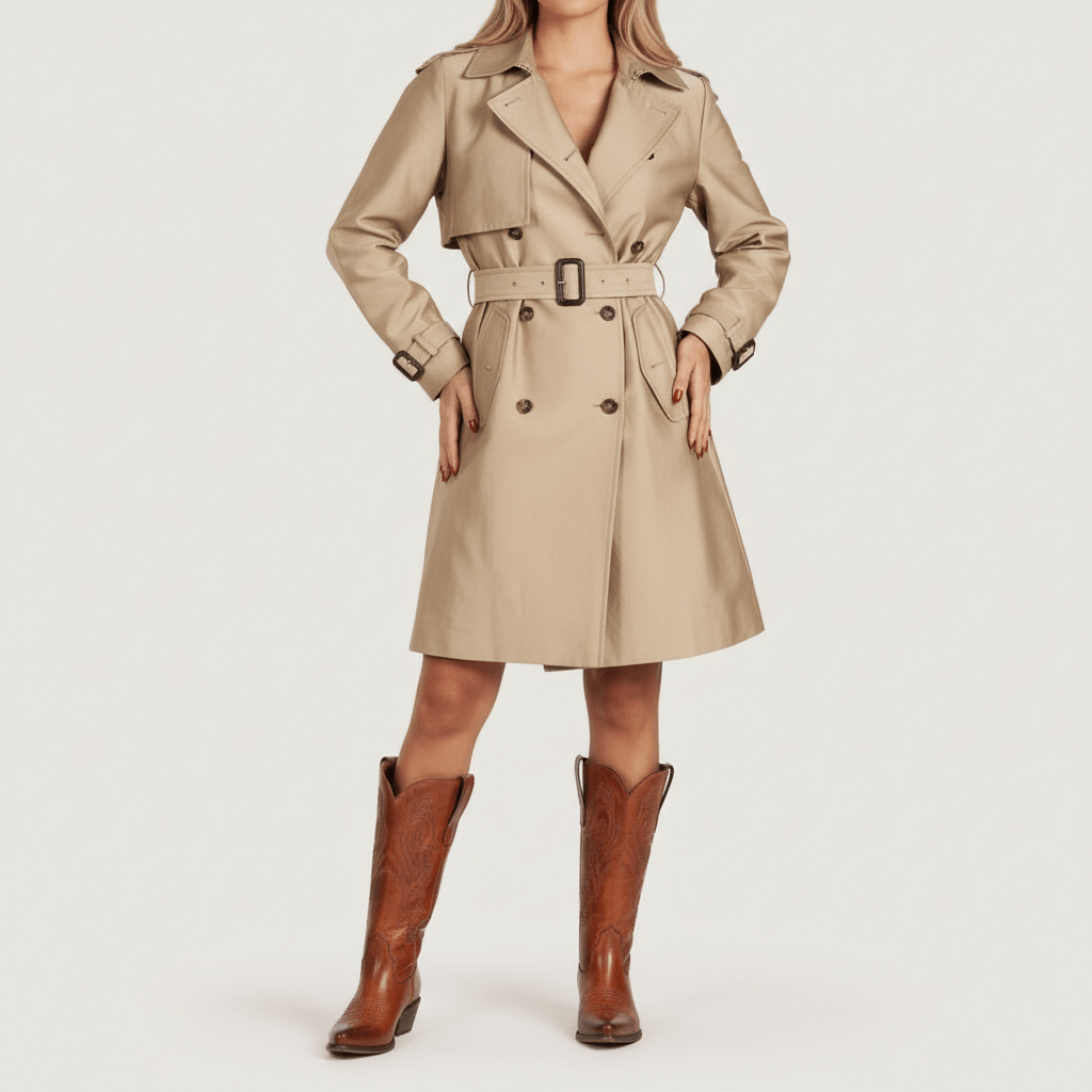 Stivali Texani Bryanna Cognac - KALI SHOES®