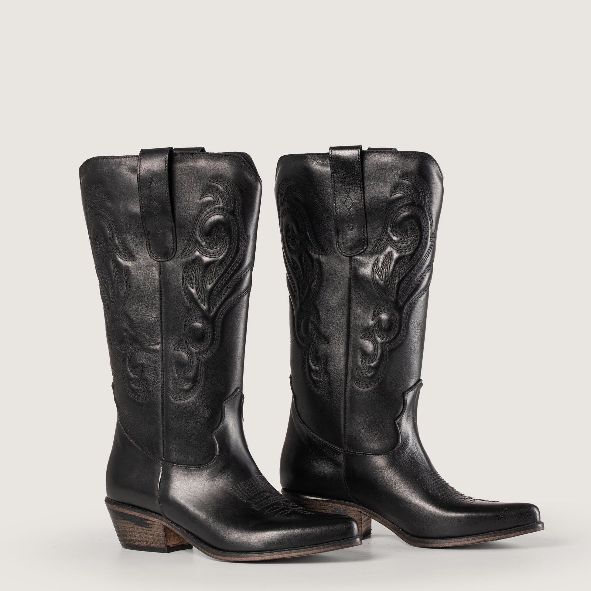 Stivali Texani Bryanna Nero - KALI SHOES®