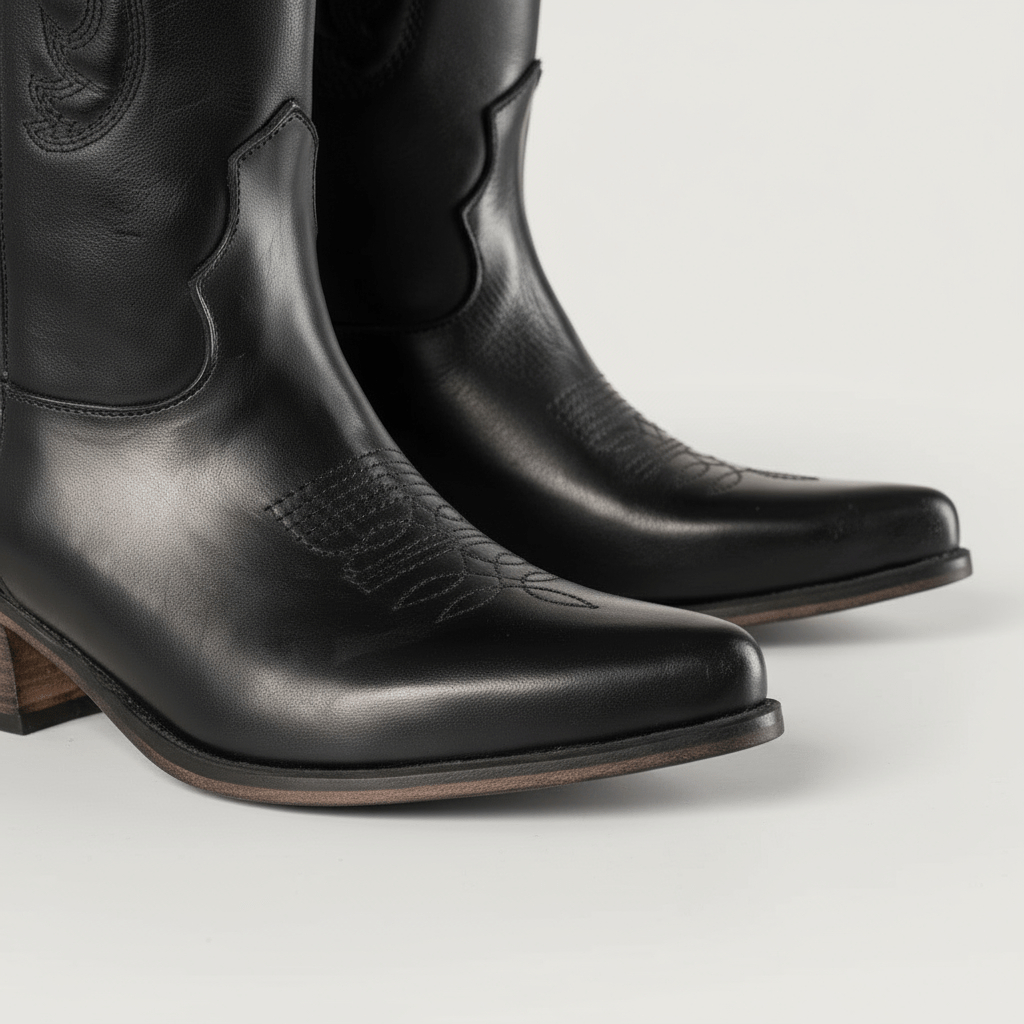 Stivali Texani Bryanna Nero - KALI SHOES®