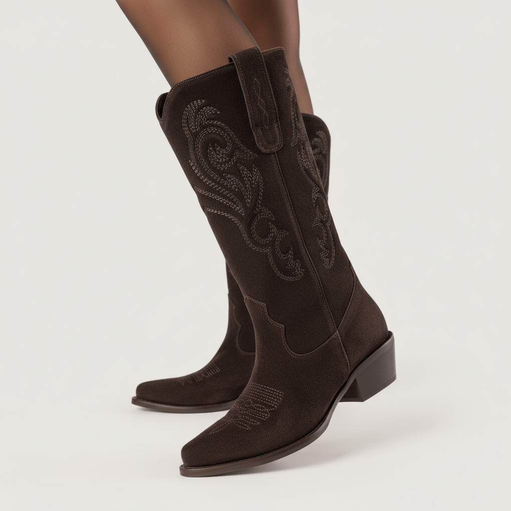 Stivali Texani Bryanna Testa di moro - KALI SHOES®