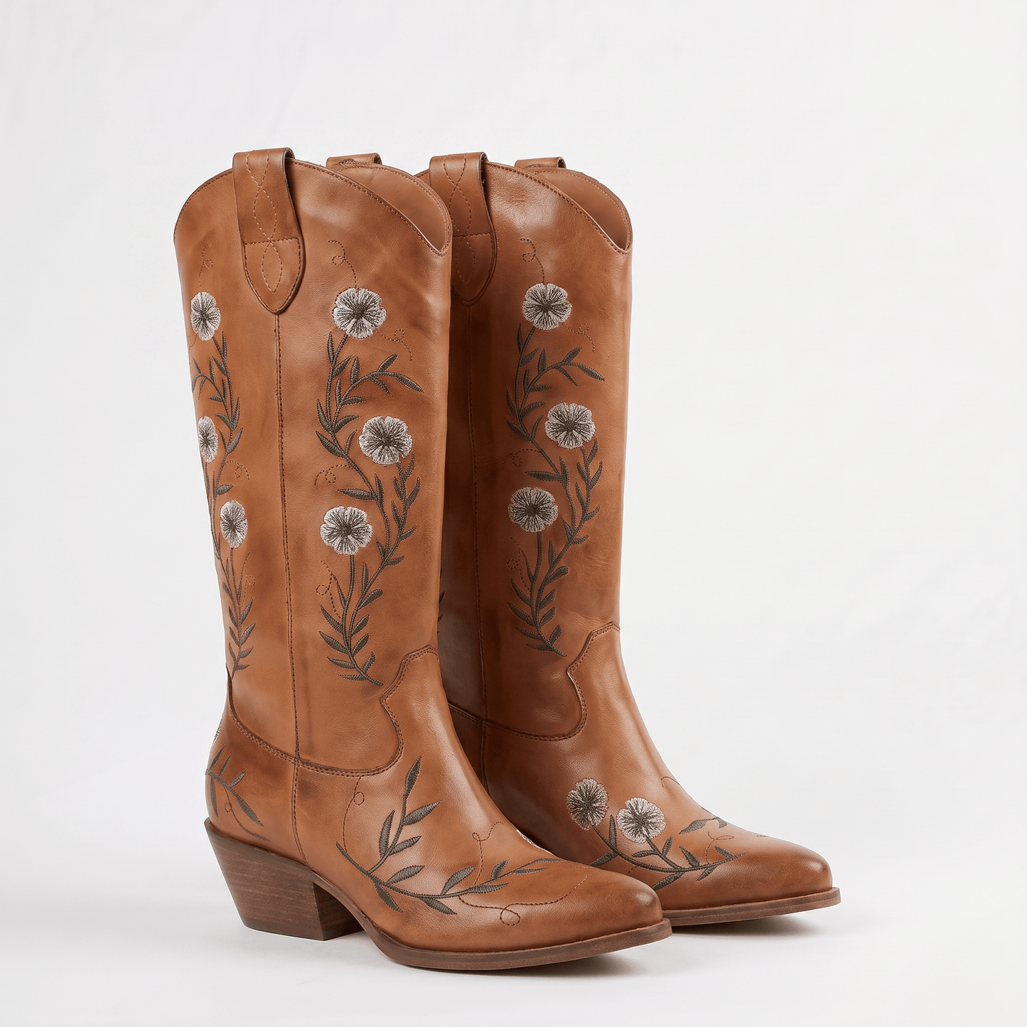 Stivali Texani Dalia Cognac - KALI SHOES®