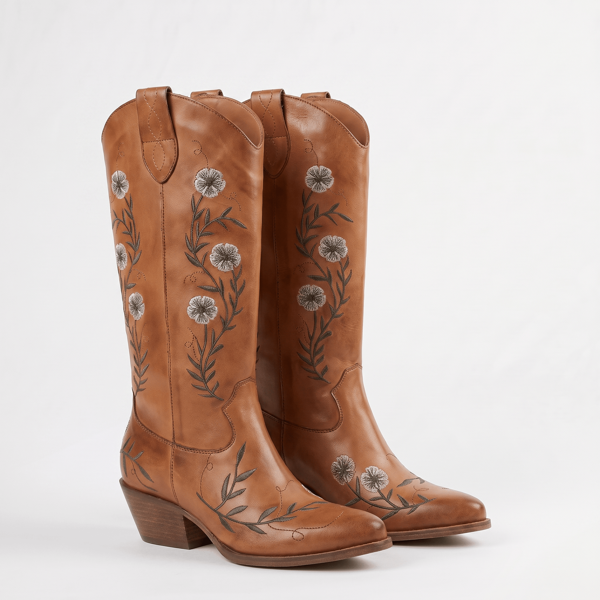 Stivali Texani Dalia Cognac - KALI SHOES®