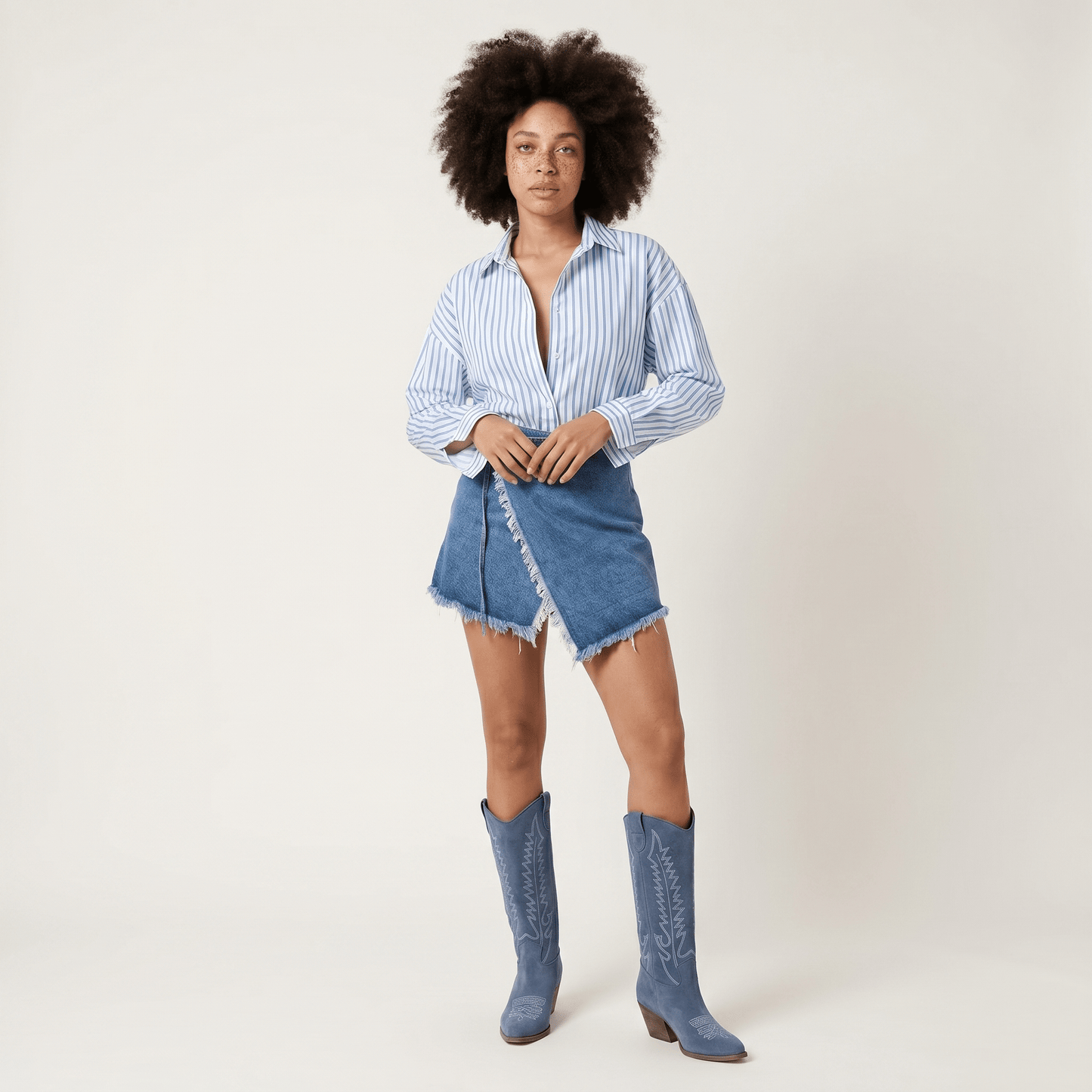 Stivali Texani Dallas Jeans - KALI SHOES®