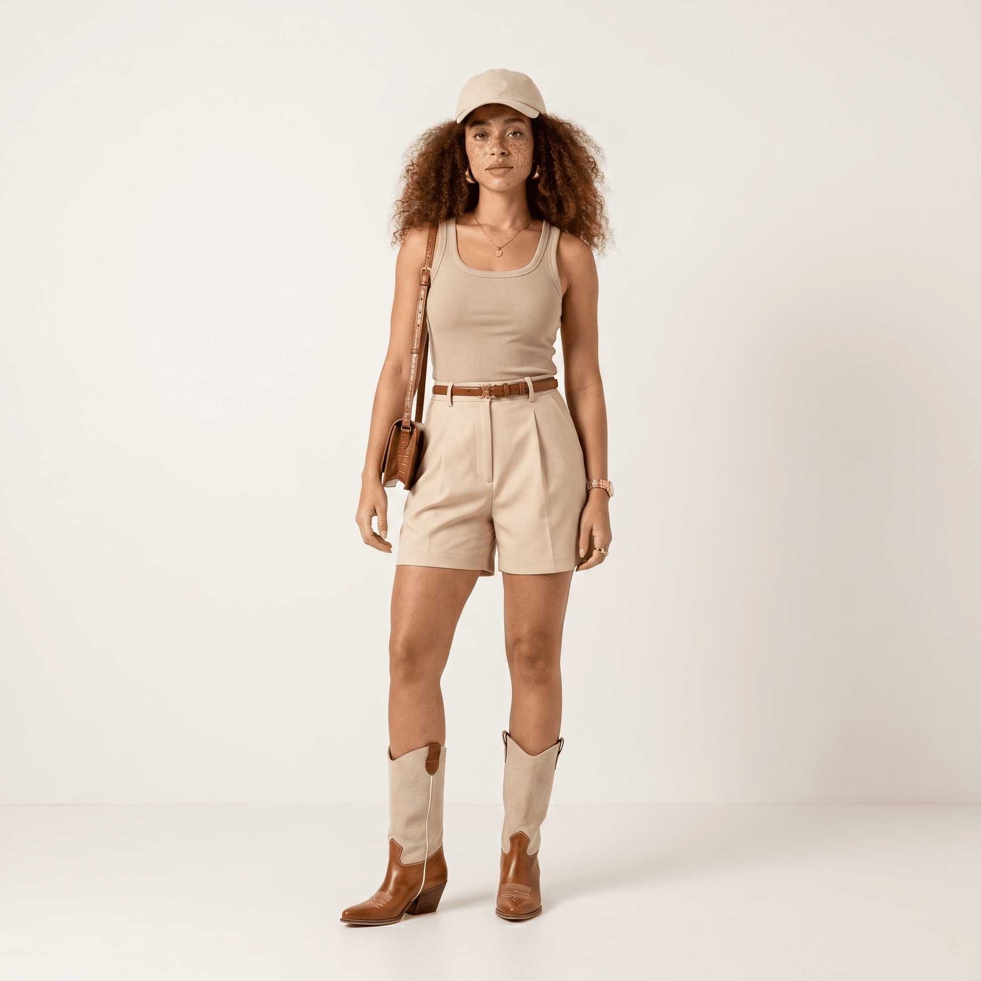 Stivali Texani Dixie Beige - KALI SHOES®