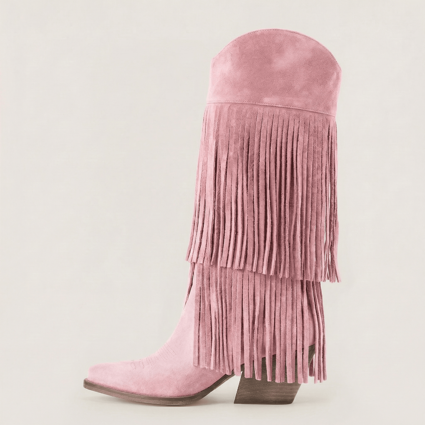 Stivali Texani Fryda Rosa - KALI SHOES®