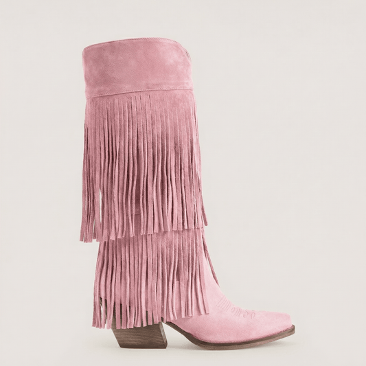 Stivali Texani Fryda Rosa - KALI SHOES®