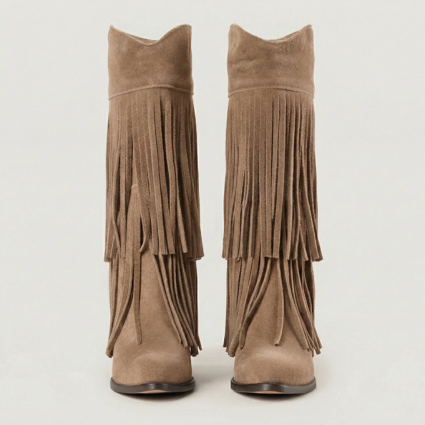 Stivali Texani Fryda Taupe - KALI SHOES®