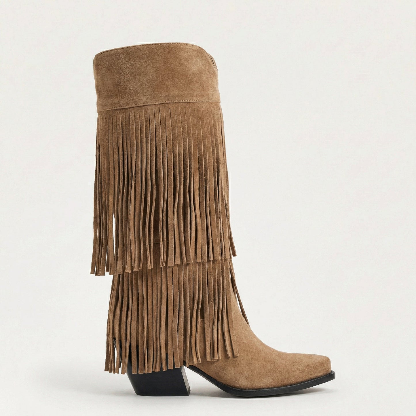 Stivali Texani Fryda Taupe - KALI SHOES®