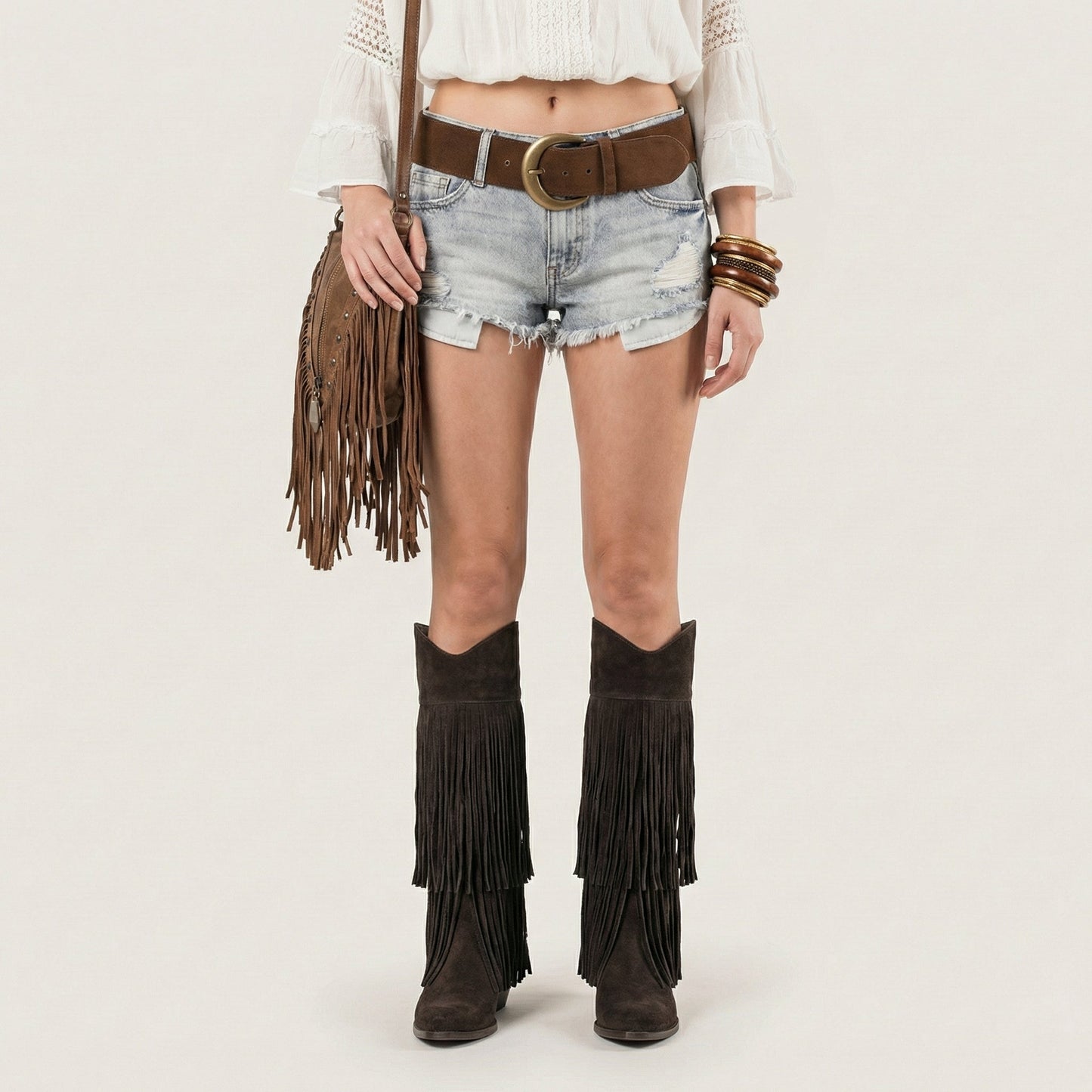 Stivali Texani Fryda Testa di Moro - KALI SHOES®