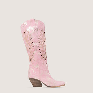 Stivali Texani Jade Shine Rosa - KALI SHOES®