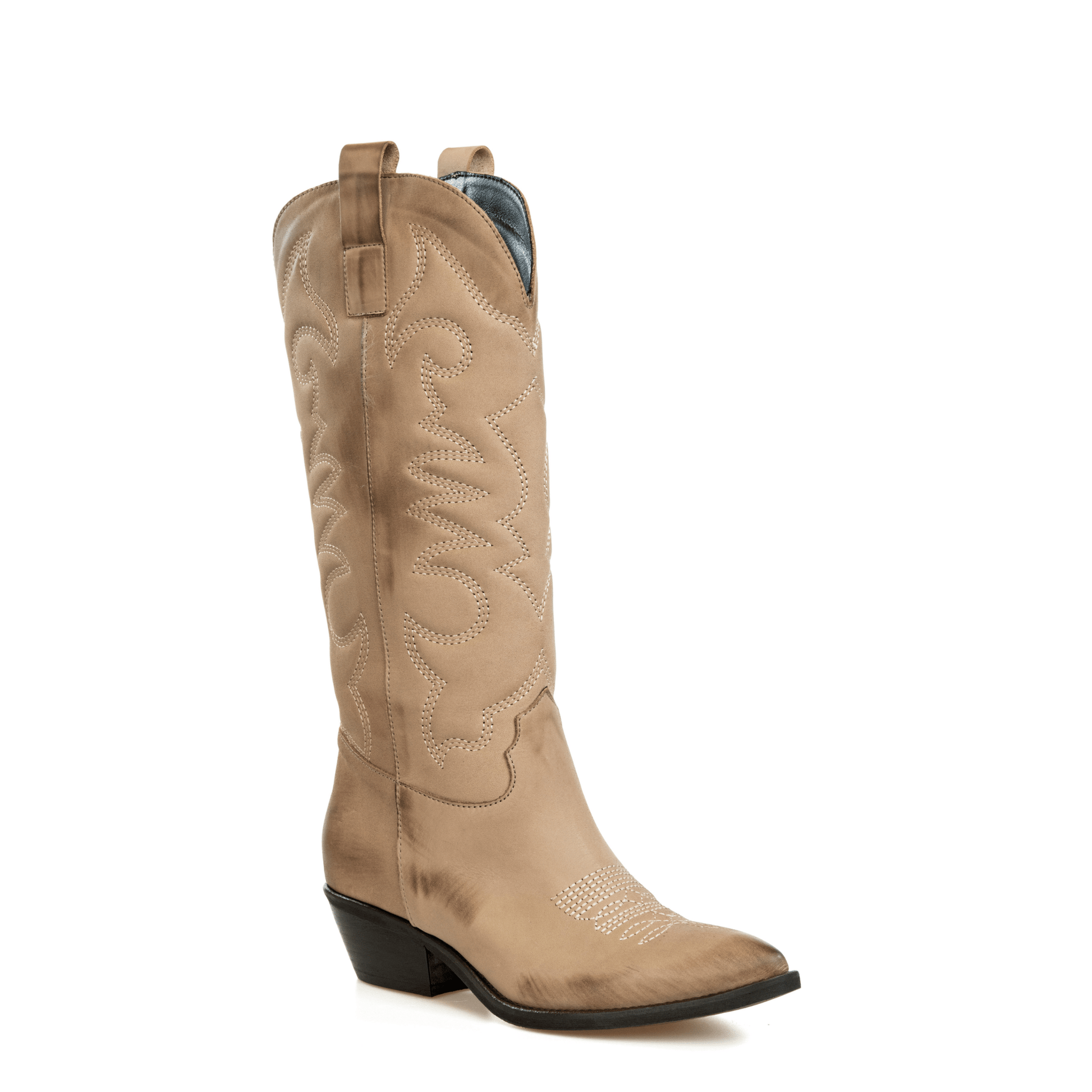 Stivali Texani Jennifer Taupe - KALI SHOES®