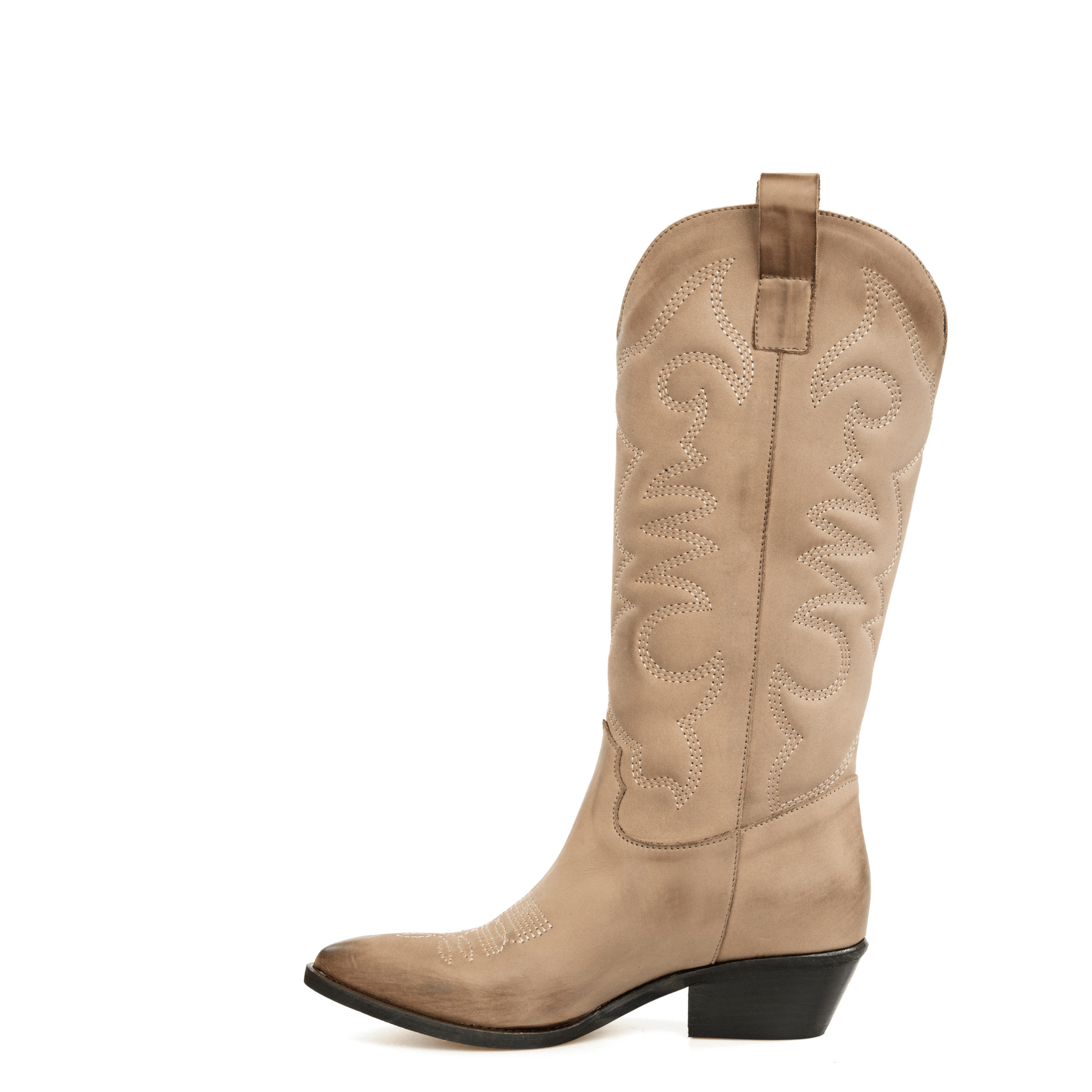 Stivali Texani Jennifer Taupe - KALI SHOES®