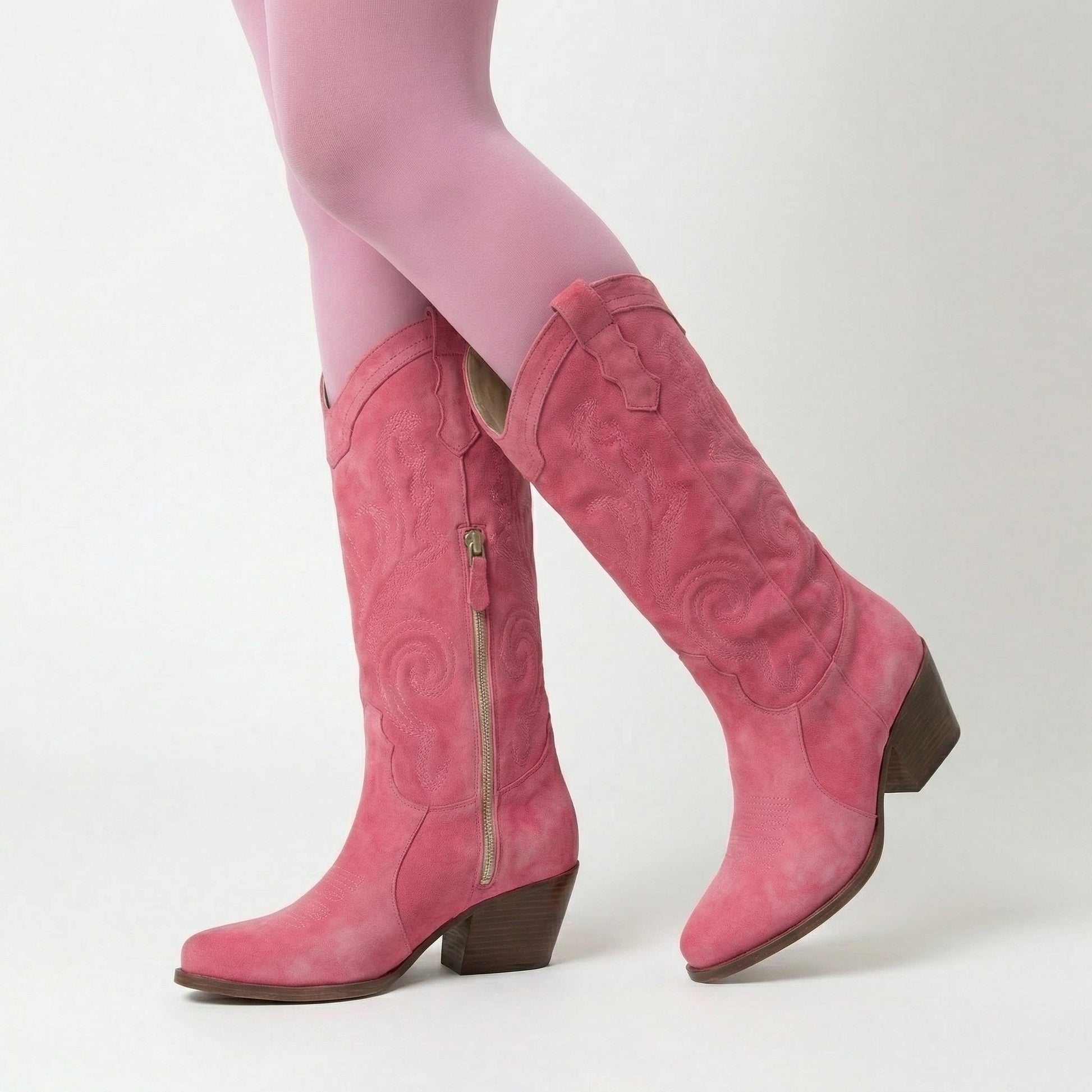 Stivali Texani Leonie Shell Pink - KALI SHOES®