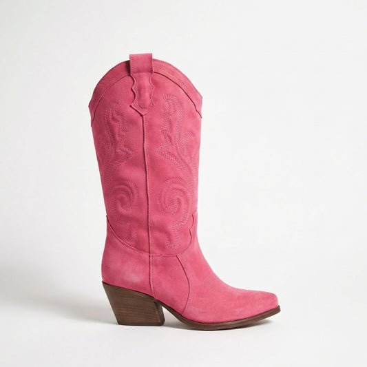 Stivali Texani Leonie Shell Pink - KALI SHOES®