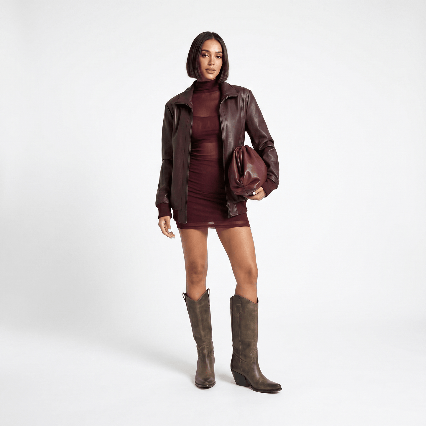 Stivali Texani Madison Taupe - KALI SHOES®