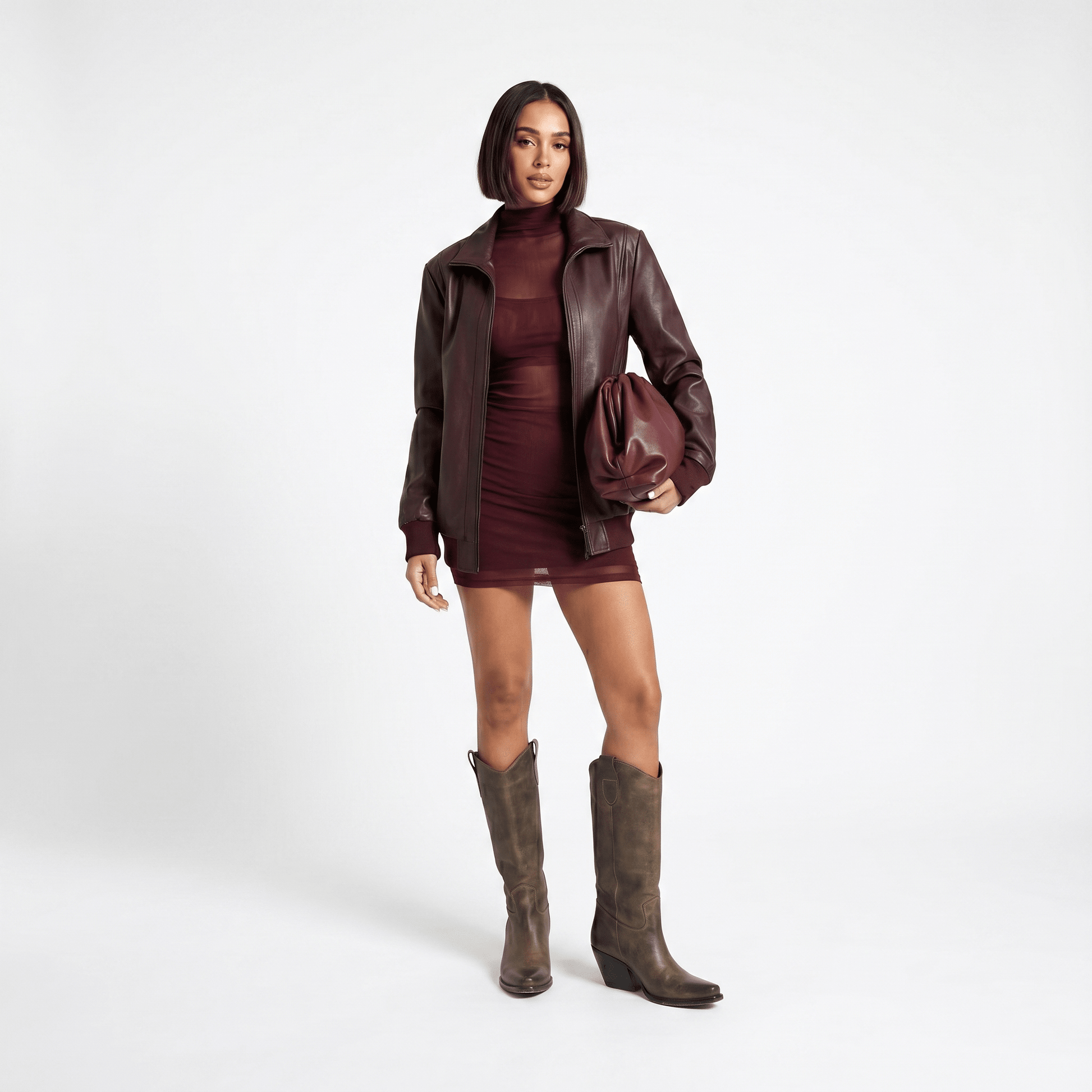 Stivali Texani Madison Taupe - KALI SHOES®