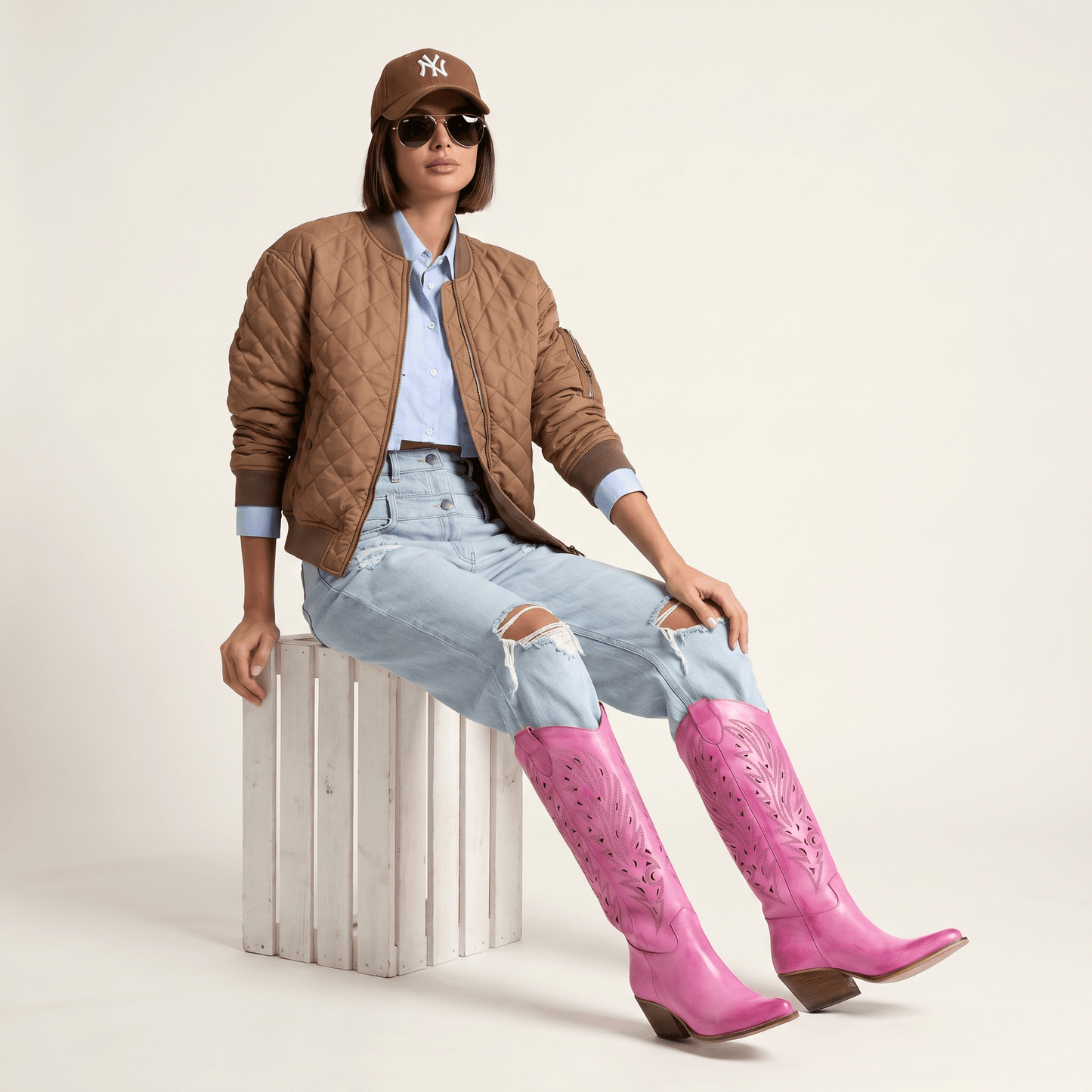 Stivali Texani Maui Flamingo - KALI SHOES®