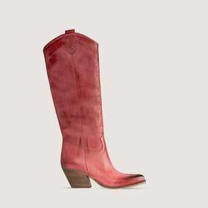 Stivali Texani Nabiki Brushed Wild Rose - KALI SHOES®
