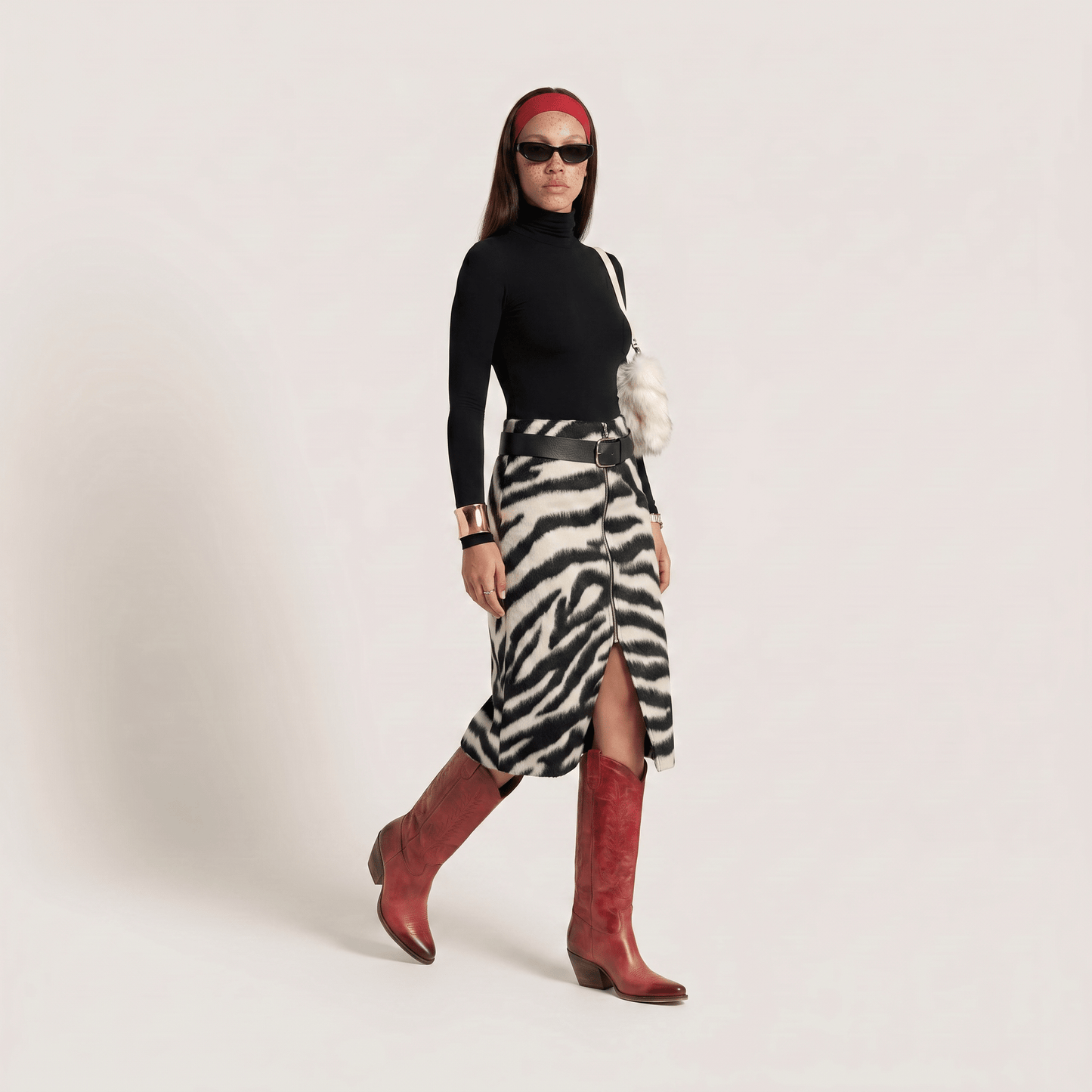 Stivali Texani Nabiki Brushed Wild Rose - KALI SHOES®