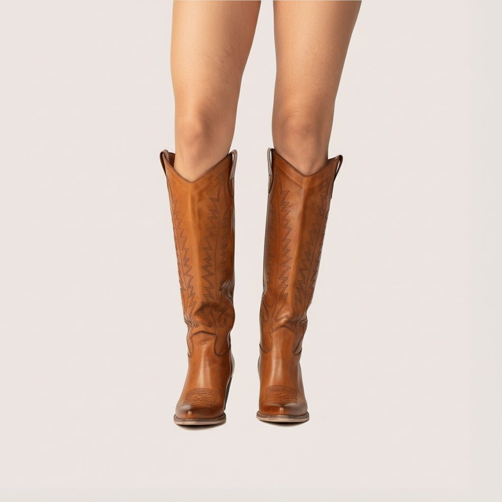Stivali Texani Nabiki Cuoio - KALI SHOES®