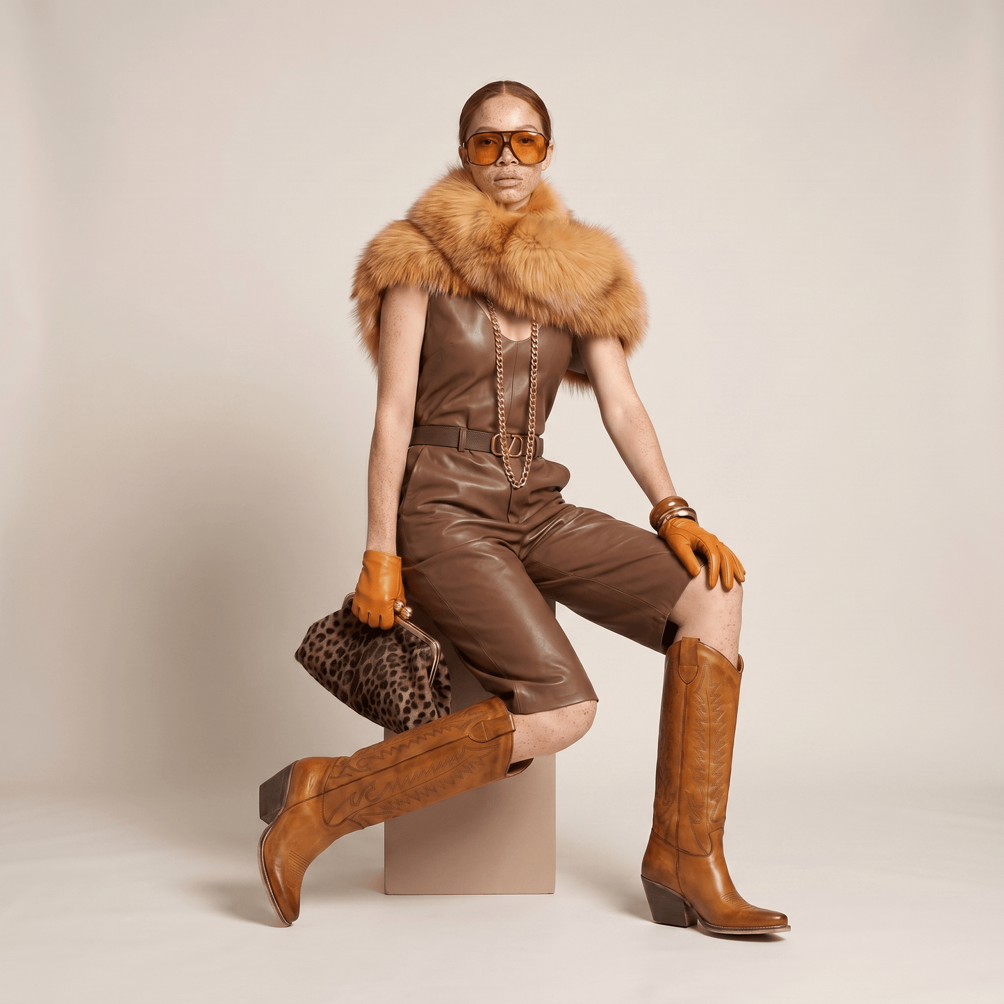 Stivali Texani Nabiki Cuoio - KALI SHOES®