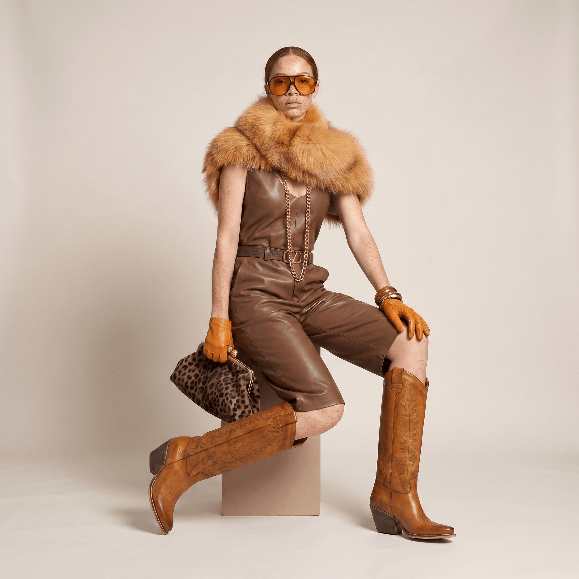 Stivali Texani Nabiki Cuoio - KALI SHOES®