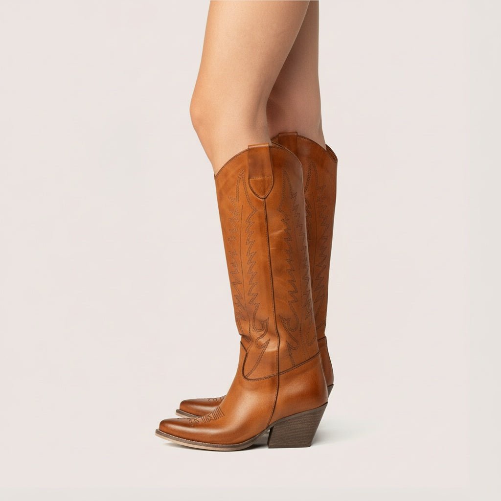 Stivali Texani Nabiki Cuoio - KALI SHOES®