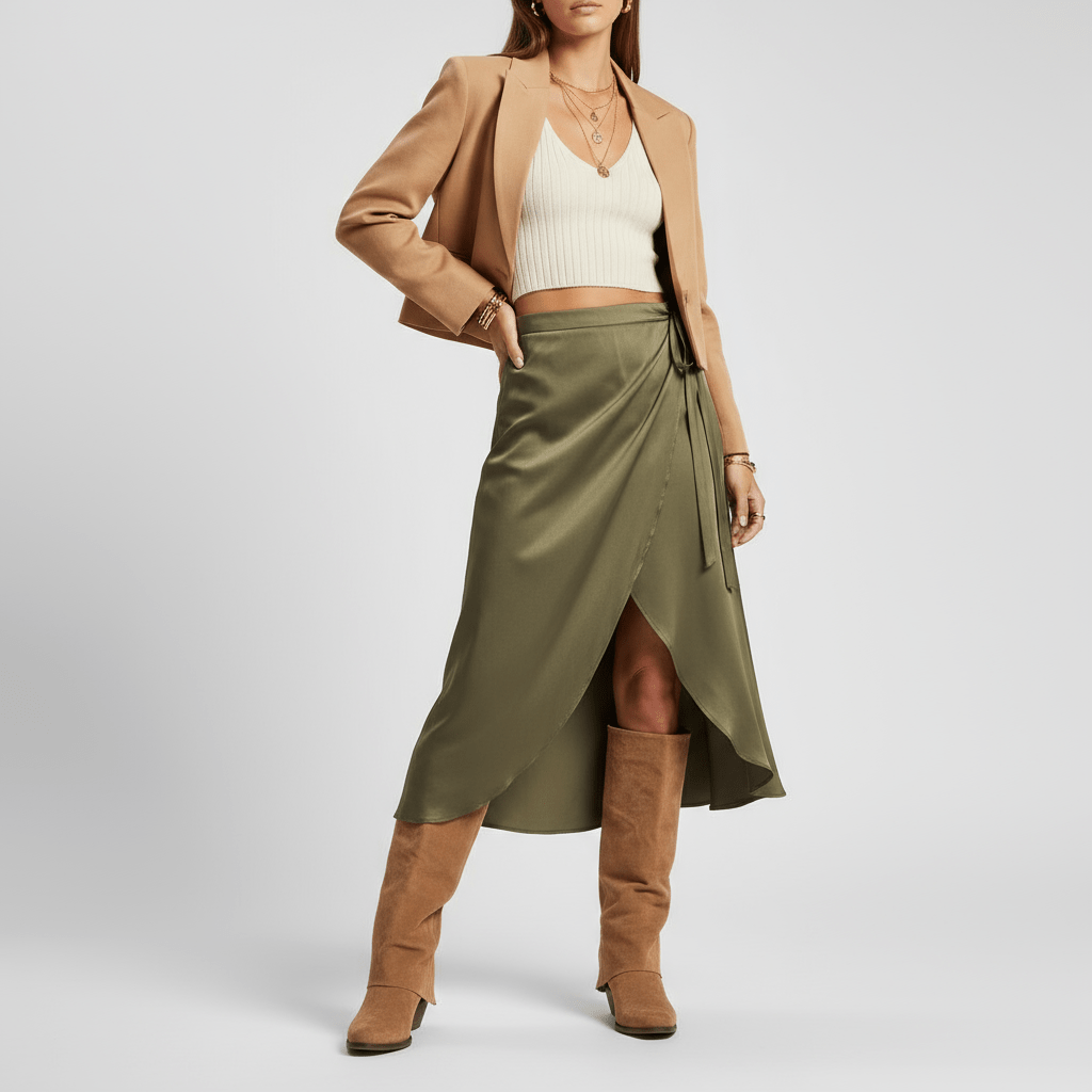 Stivali Texani Paloma Taupe - KALI SHOES®