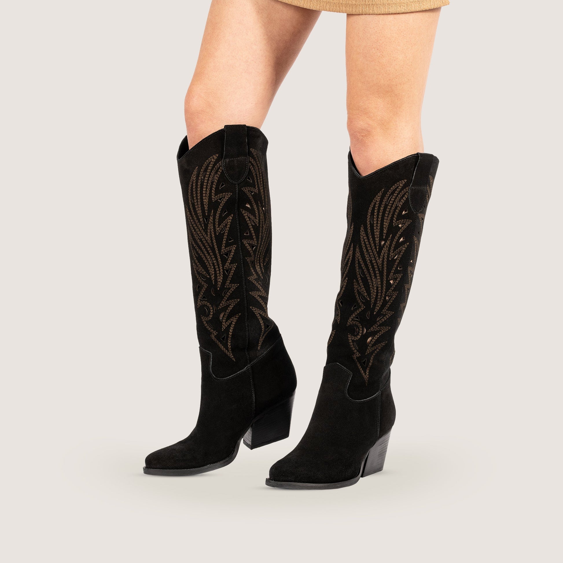 Stivali Texani Rea Nero - KALI SHOES®