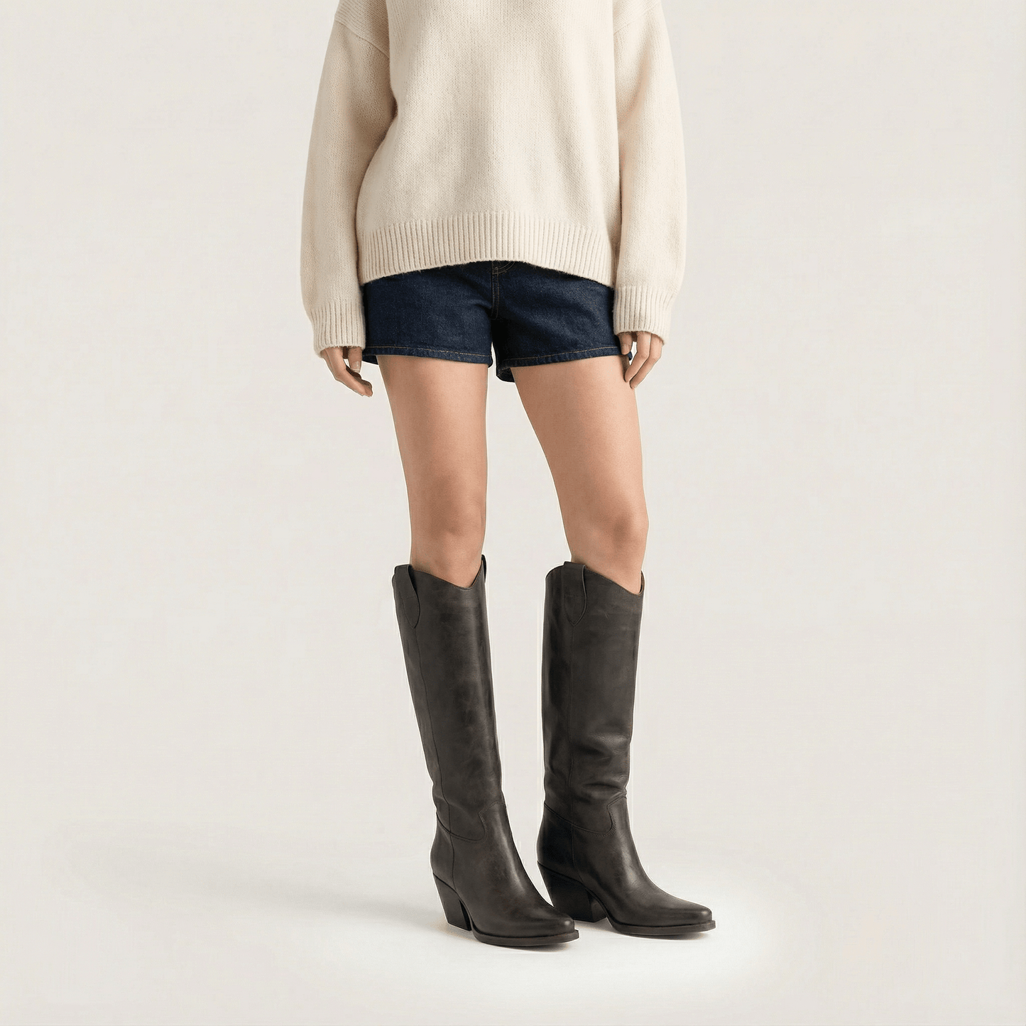 Stivali Texani Russell Testa di Moro - KALI SHOES®