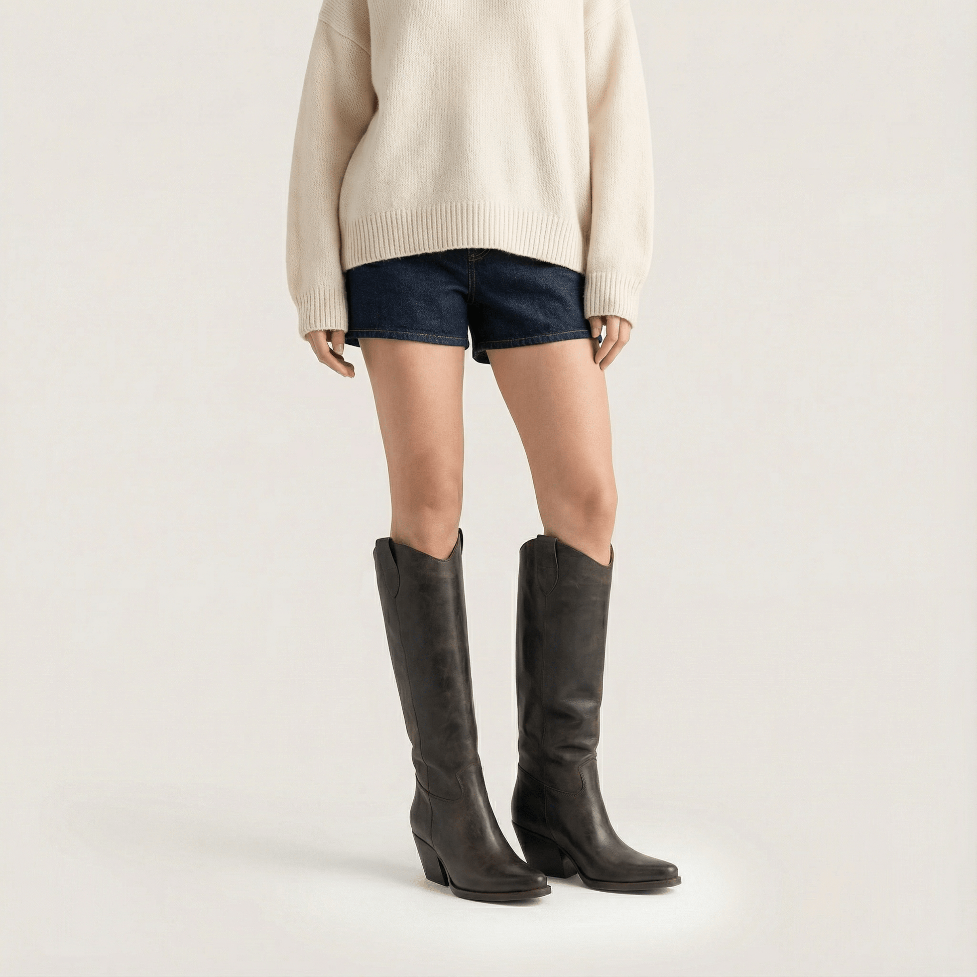 Stivali Texani Russell Testa di Moro - KALI SHOES®