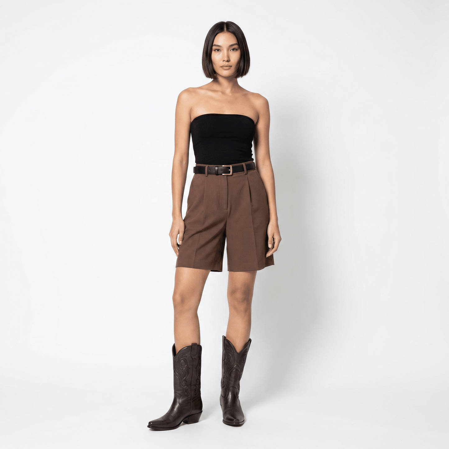Stivali Texani Shelby Dark Brown - KALI SHOES®
