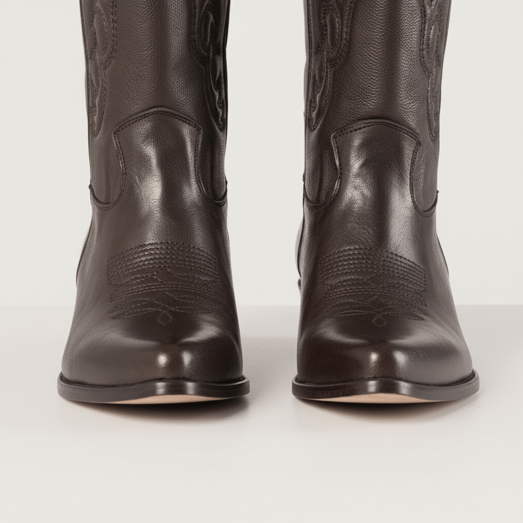 Stivali Texani Shelby Dark Brown - KALI SHOES®