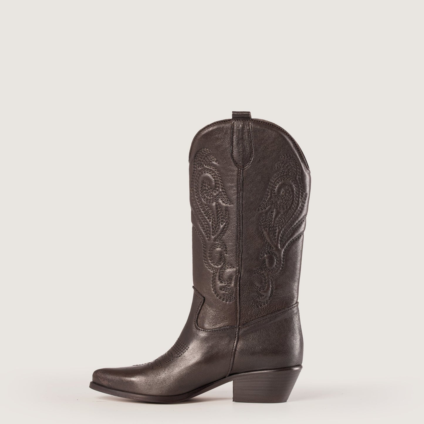 Stivali Texani Shelby Dark Brown - KALI SHOES®