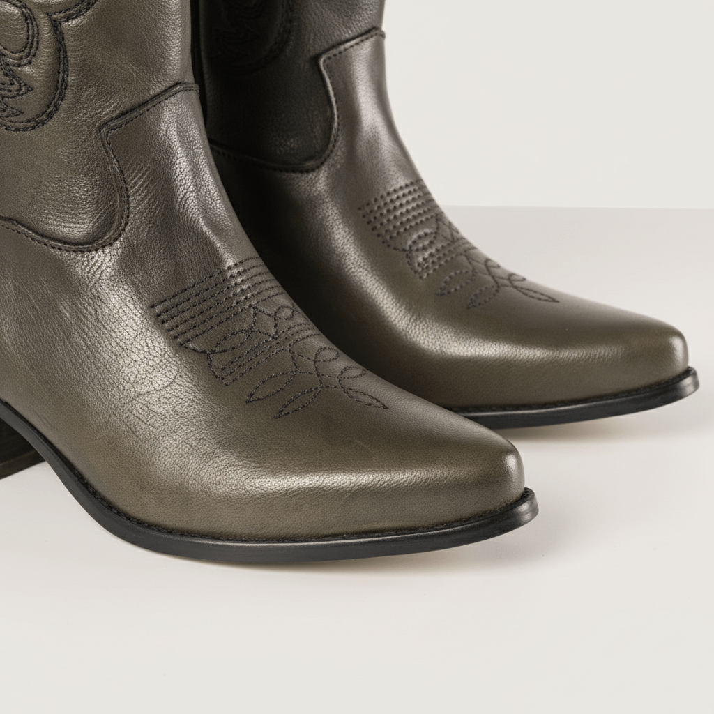 Stivali Texani Shelby Olive - KALI SHOES®