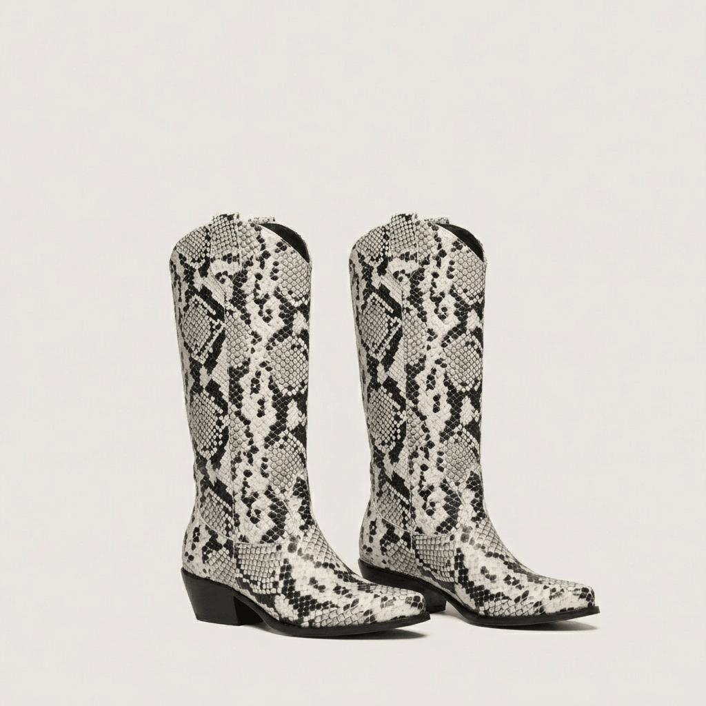 Stivali Texani Wayne Jungle Bone - KALI SHOES®