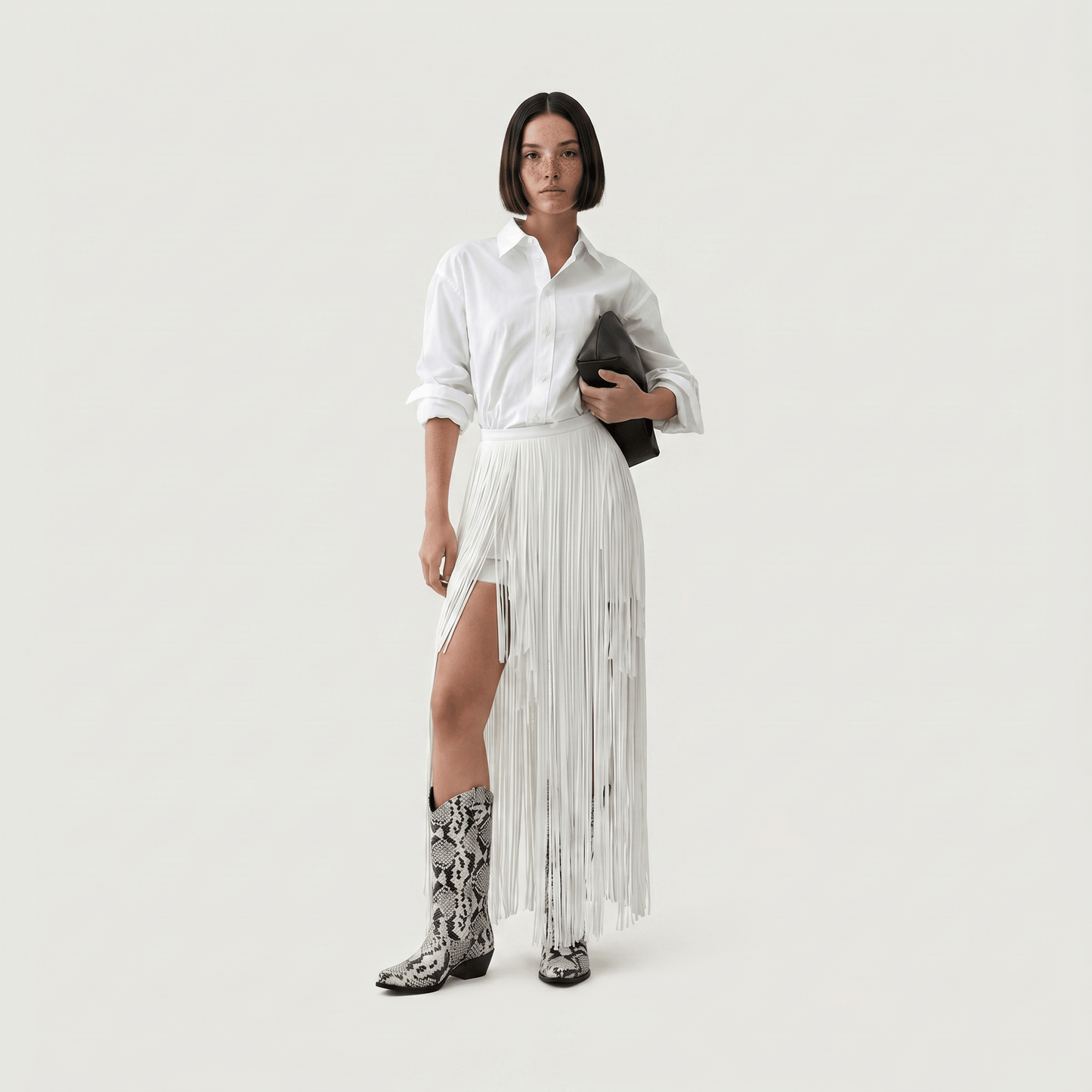 Stivali Texani Wayne Jungle Bone - KALI SHOES®