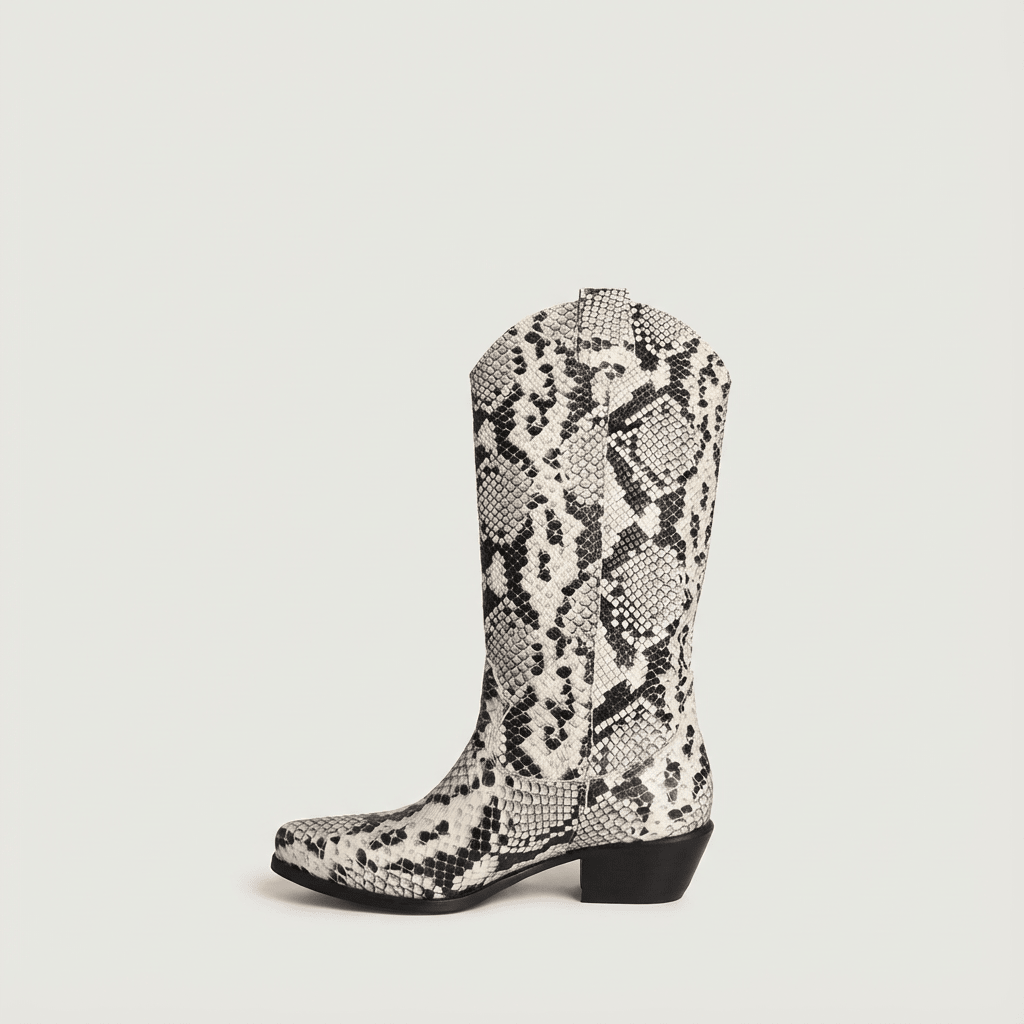 Stivali Texani Wayne Jungle Bone - KALI SHOES®