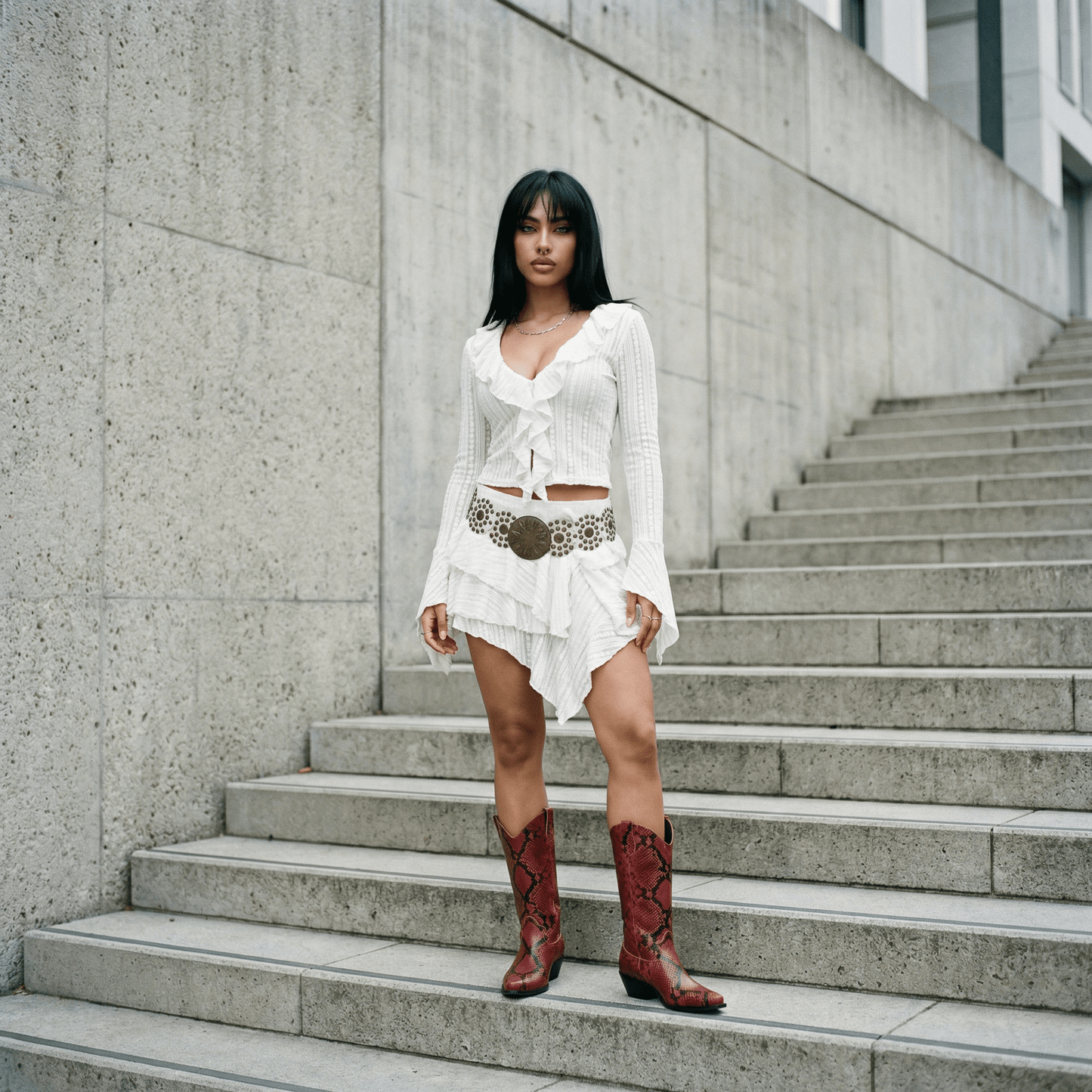 Stivali Texani Wayne Jungle Lava - KALI SHOES®