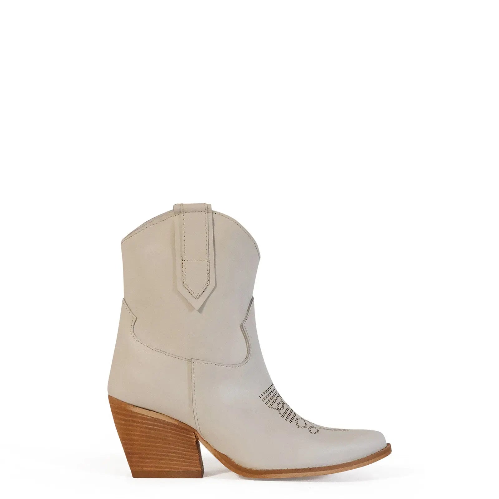 KALI SHOES®-Stivaletti Texani Leila Sweet-White