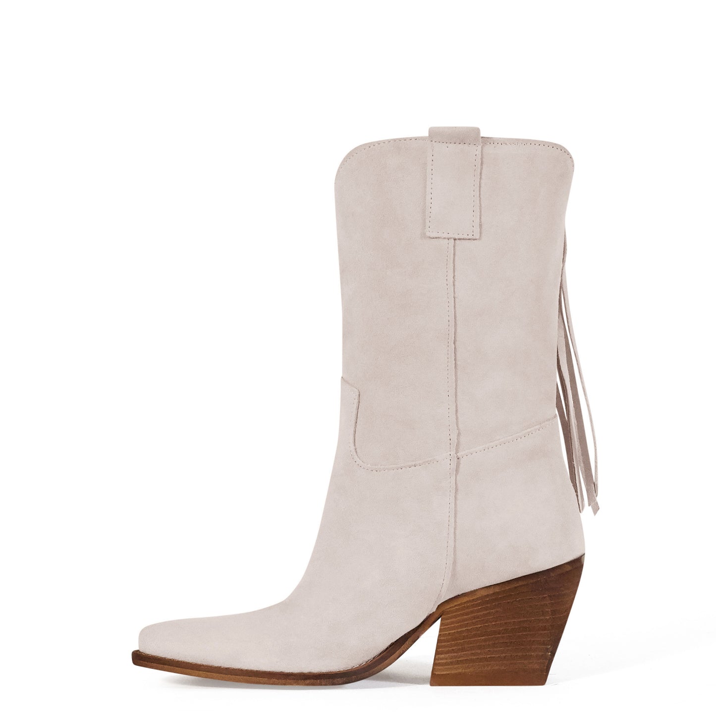 Bottes texanes Dakota blanches