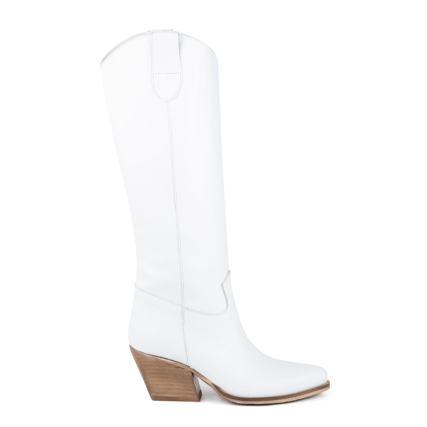 Botas texanas blancas Justine