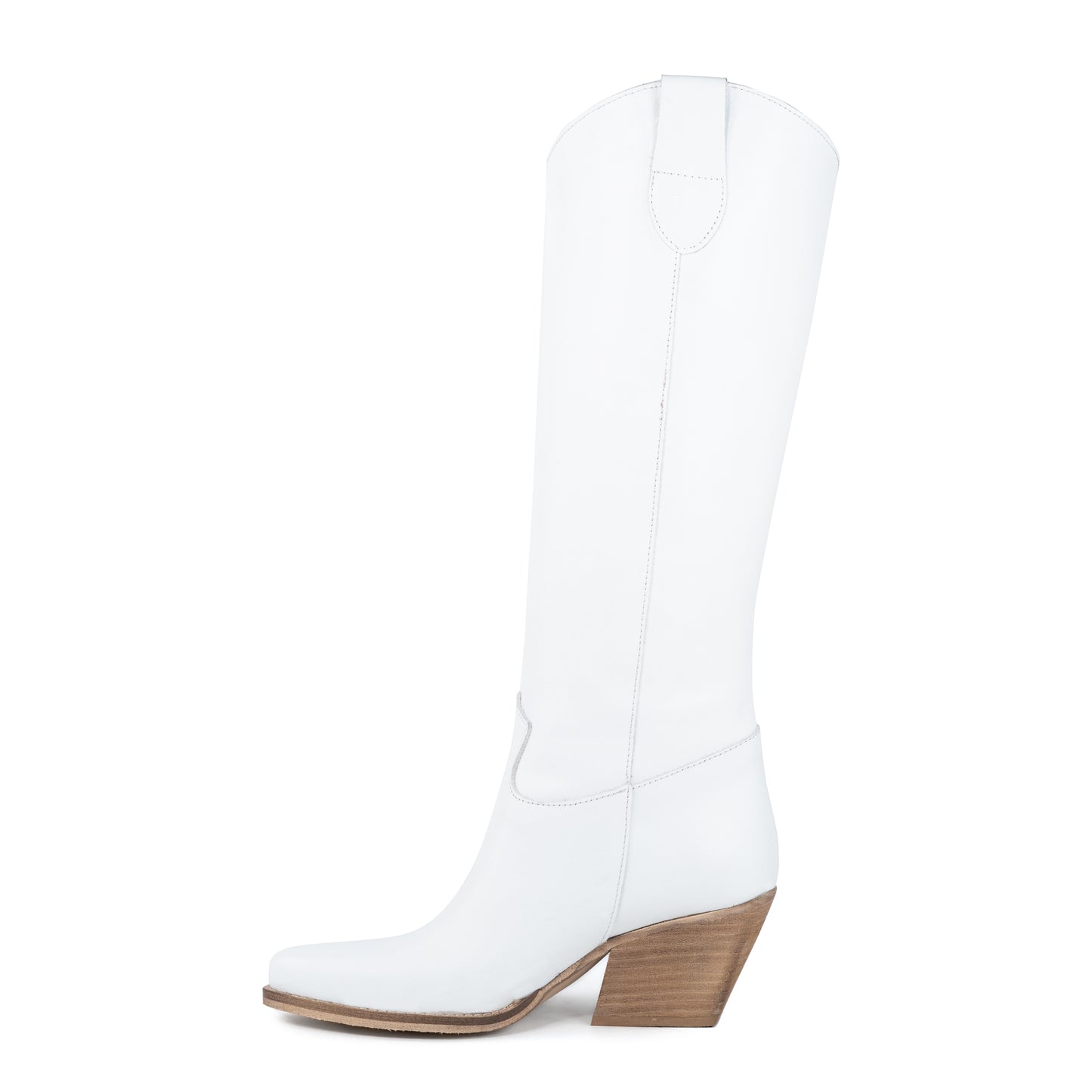 Botas texanas blancas Justine