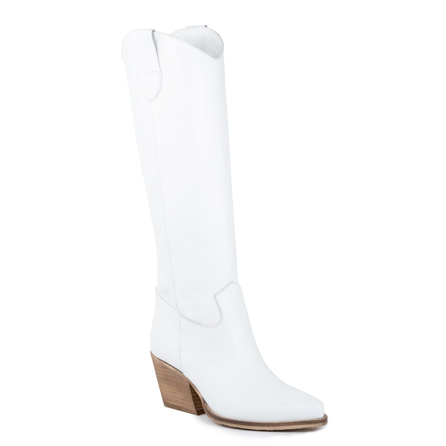 Botas texanas blancas Justine